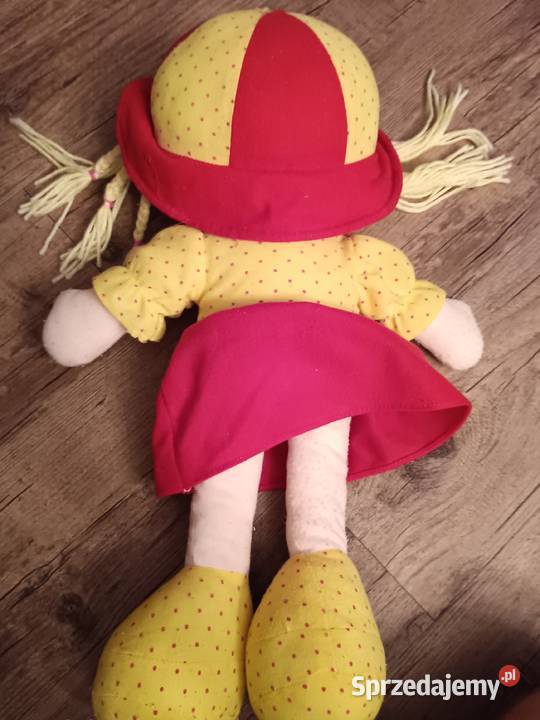 Duża lalka miękka szmaciana przytulanka Zbylitowska Góra