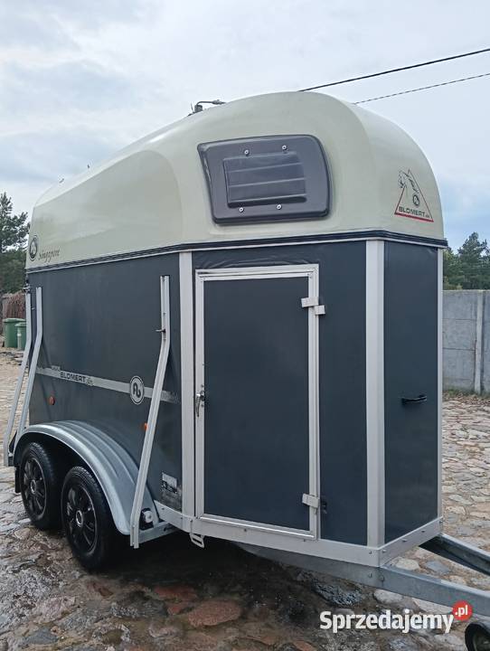 Przyczepa konna jednokonna PODŁOGA ALUMINIUM wielkopolskie Konin