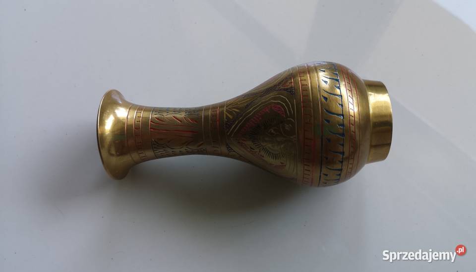 Wazon mosiężny vintage India Toruń