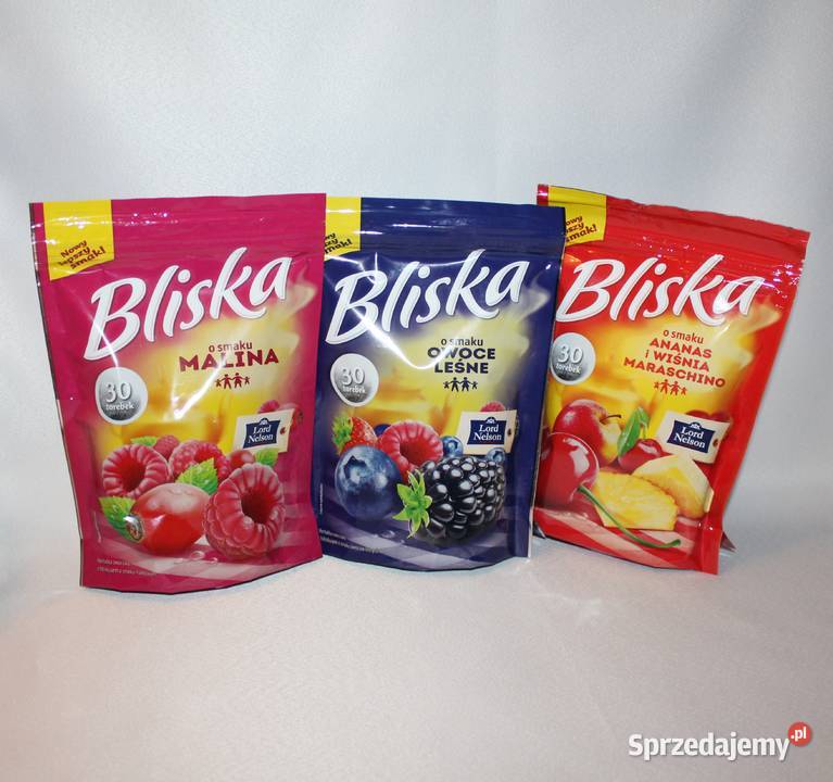 Bliska Lord Nelson herbata owocowa 30t malinowa Herbata Stare Miasto