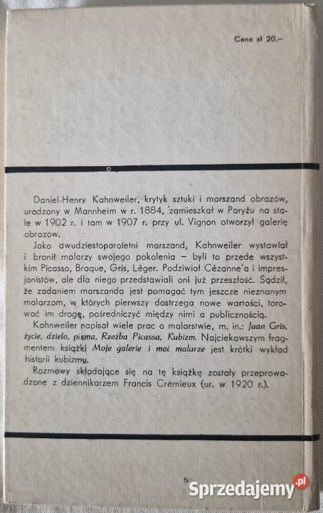 Moje galerie i moi malarze DanielHenry Warszawa