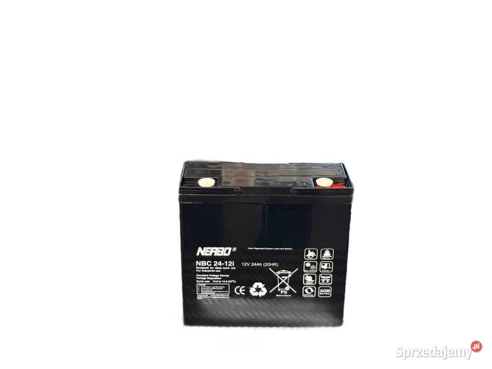 Akumulator NERBO AGM 12V 24Ah P NBC 2412i Jelcz-Laskowice