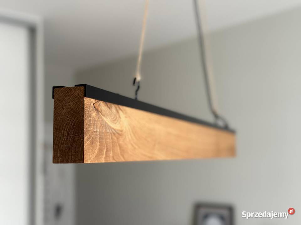 Lampa Wisząca Dębowa 58 Przecena Styl INDUSTRIAL Kraków sprzedam