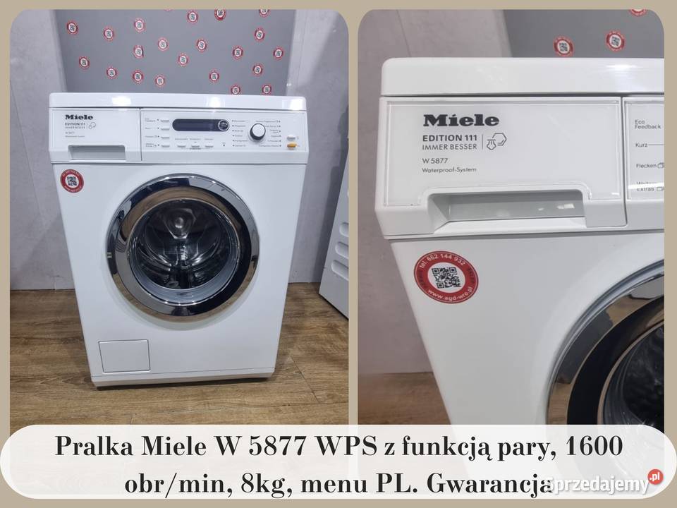 Pralka Miele W 5877 WPS Edition 111 z funkcją Wrocław