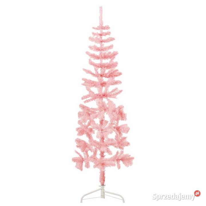 vidaXL Smukła choinka połówka ze stojakiem Wyposażenie wnętrz Warszawa