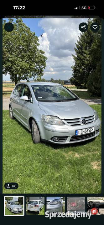 Volkswagen golf plus 19 TDI 333100km Olszowiec-Kolonia