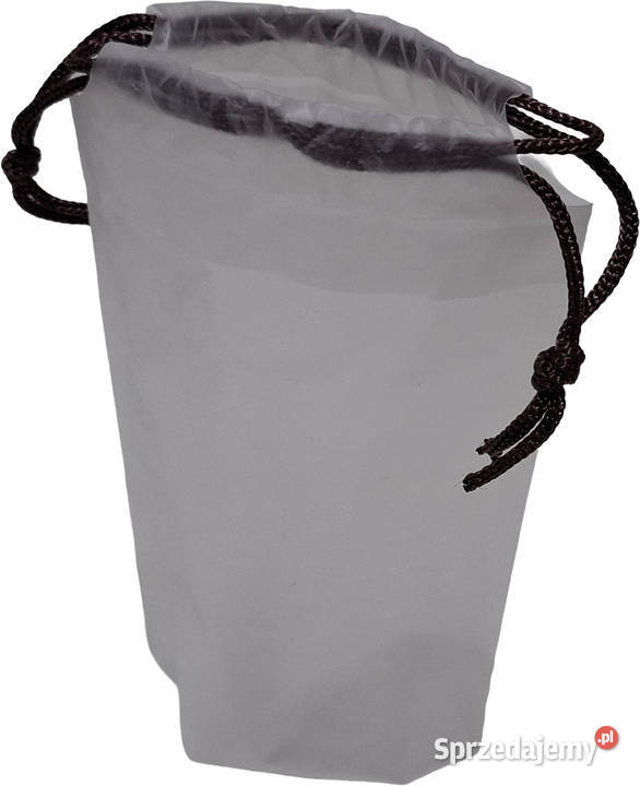 Worek foliowa saszetka brązowy sznurek 10x15
