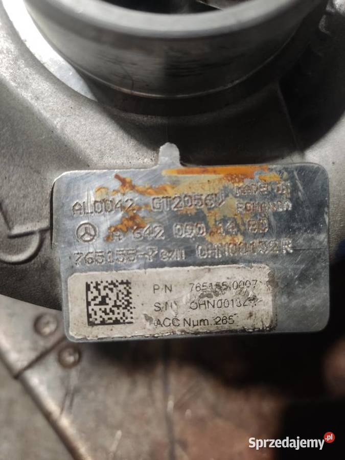 Turbina Mercedes 30 CDI V6 osobowe Raciborowice Dolne sprzedam