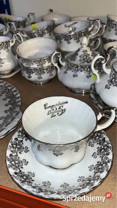 Filiżanka Royal Albert Silver Anniversary Gdańsk