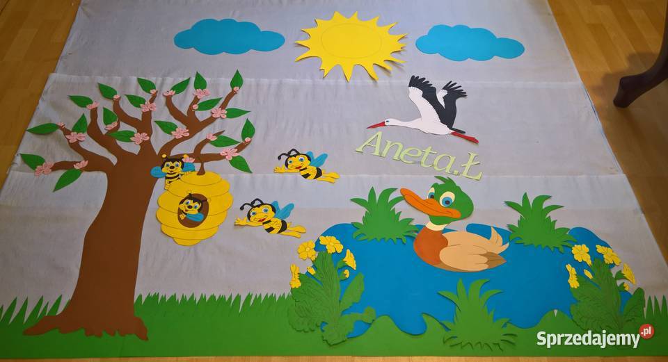 Dekoracje wiosenno letnie z brystolu 504102 444 Garwolin