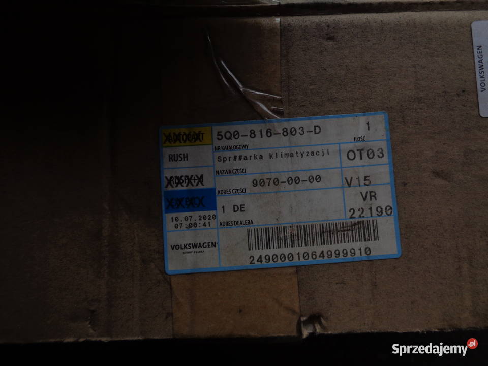 Kompresor Klimatyzacji VW Skoda dolnośląskie