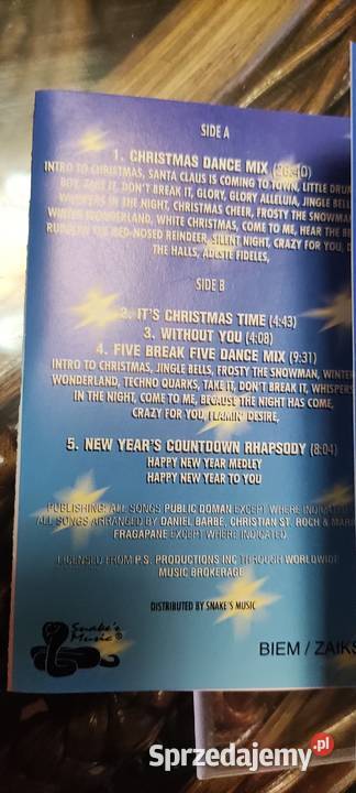 Snakes Music Christmas dance countdownsuper 1 płyta sprzedam
