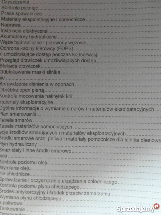INSTRUKCJA OBSŁUGI DTR LIEBHERR A 314 i inne