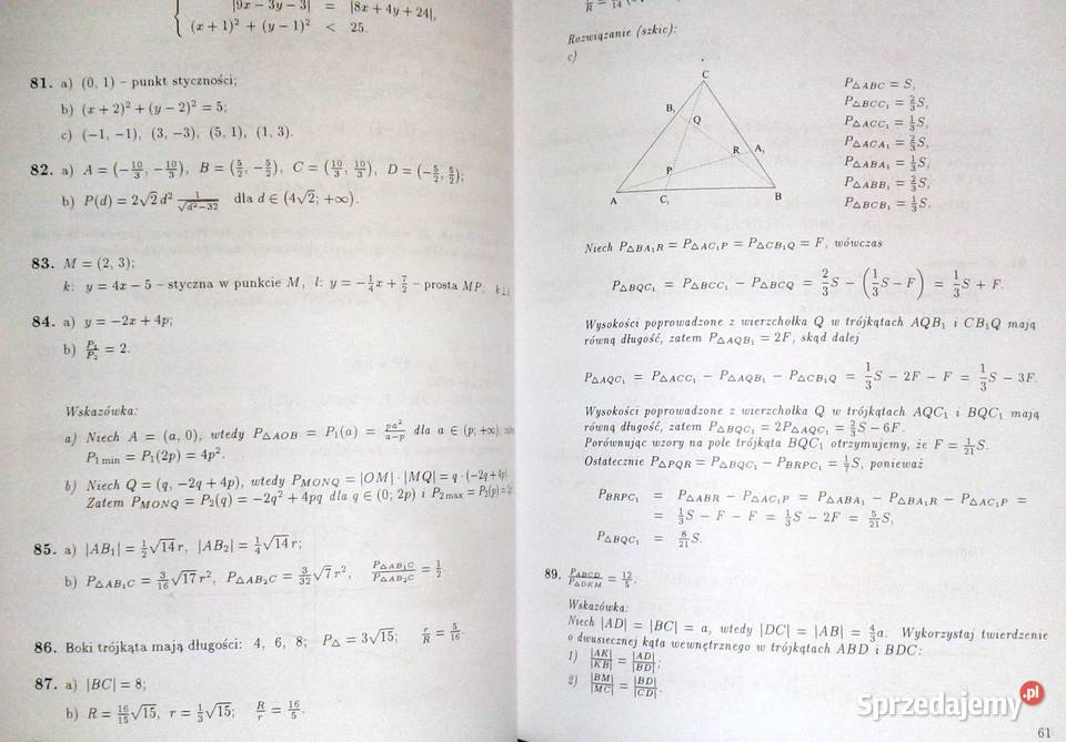 Zbiór zadań i zagadnień maturalnych z matematyki lubelskie