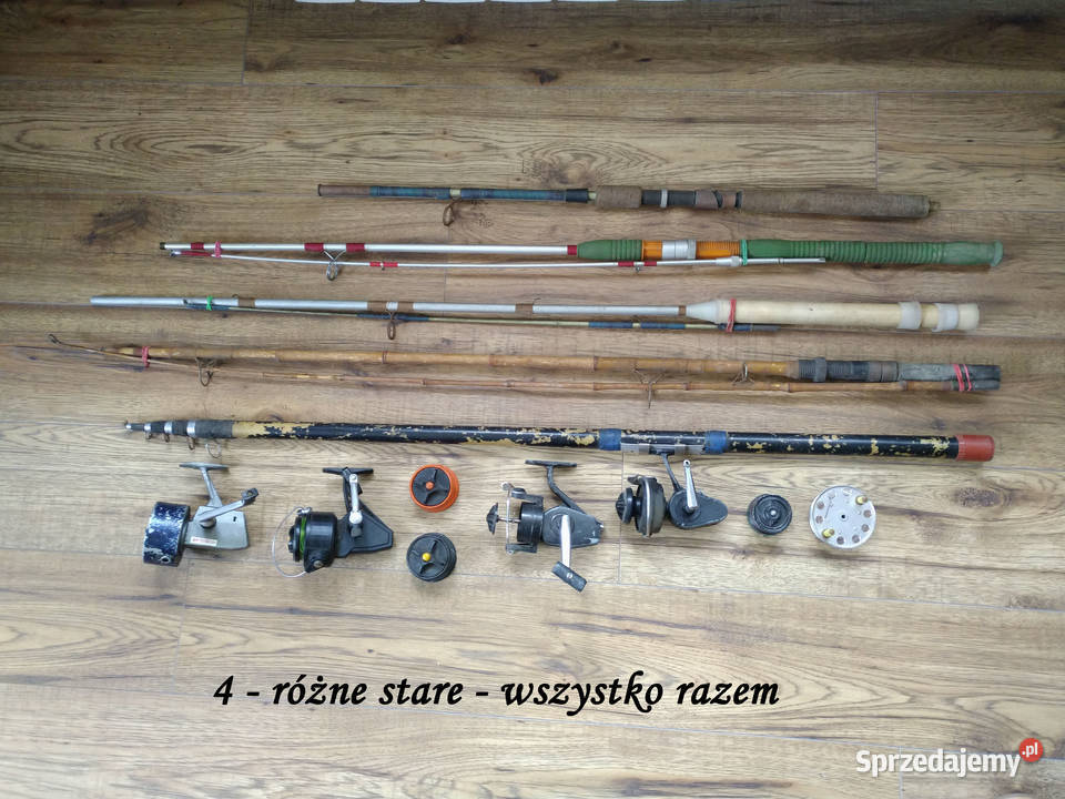 Wędka Wędki 3 i kołowrotki super OKAZJA Pozostałe Przemyśl