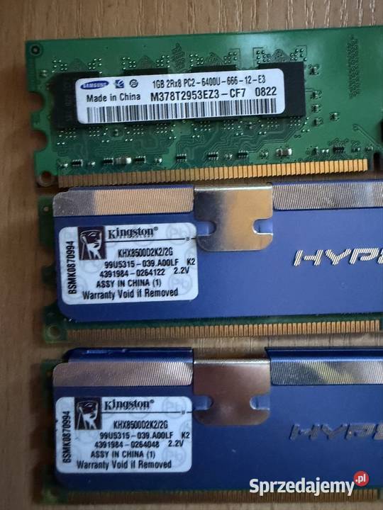Pamięć RAM ddr2 Pojemność < 64MB Radom