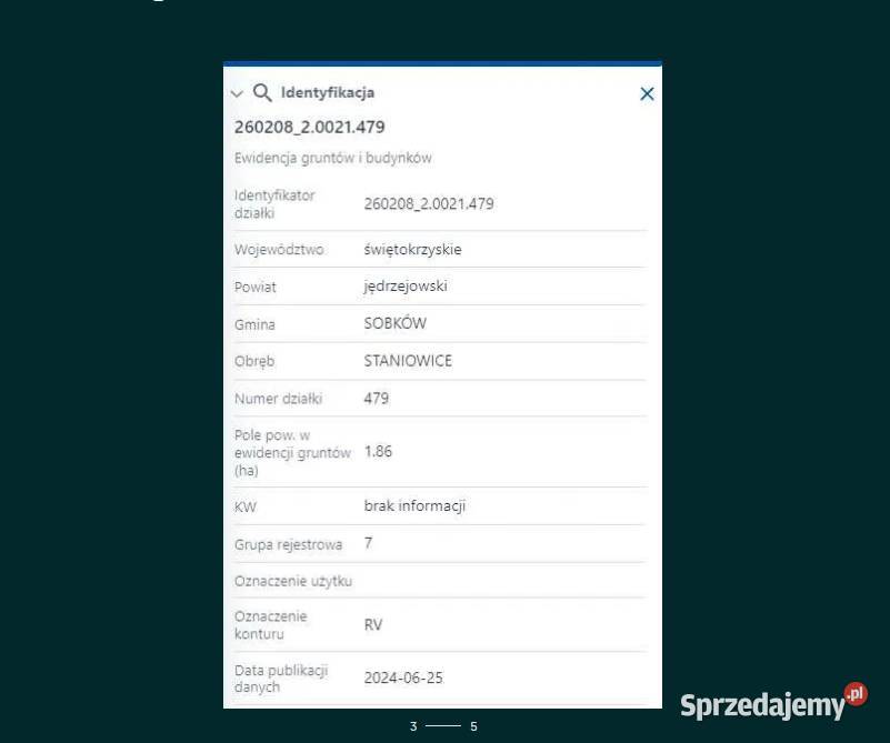 Działka rolna gm Sobków 186ha Nieruchomości