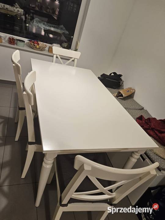 STÓŁ Z DREWNA IKEA 85cm