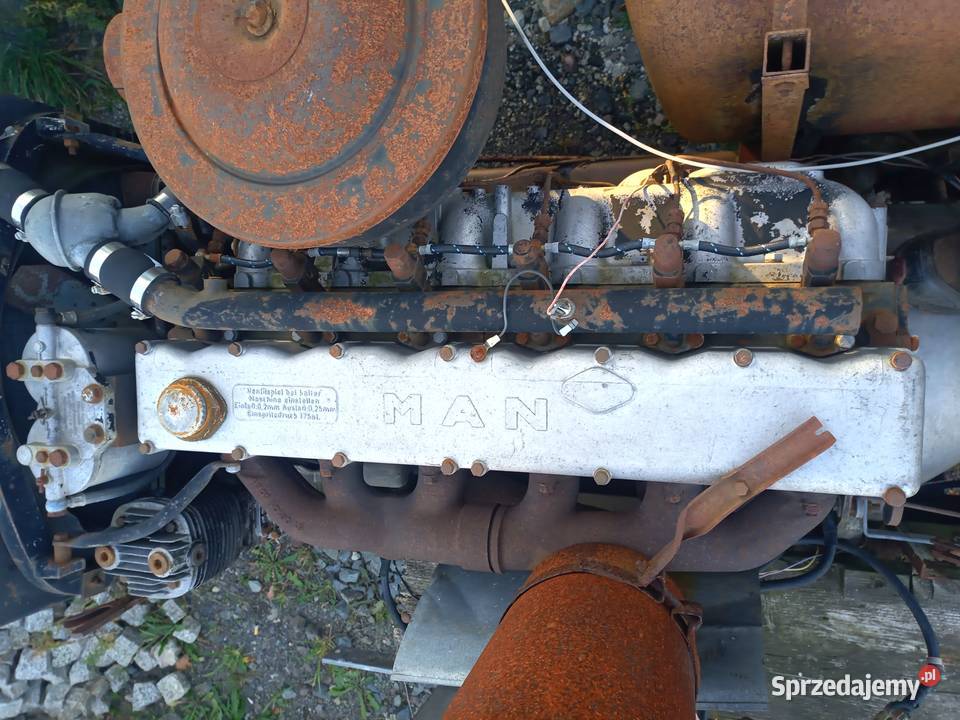 Silnik Man 6 cylindrów 100 sprawny Silniki kompletne Pustelnik sprzedam