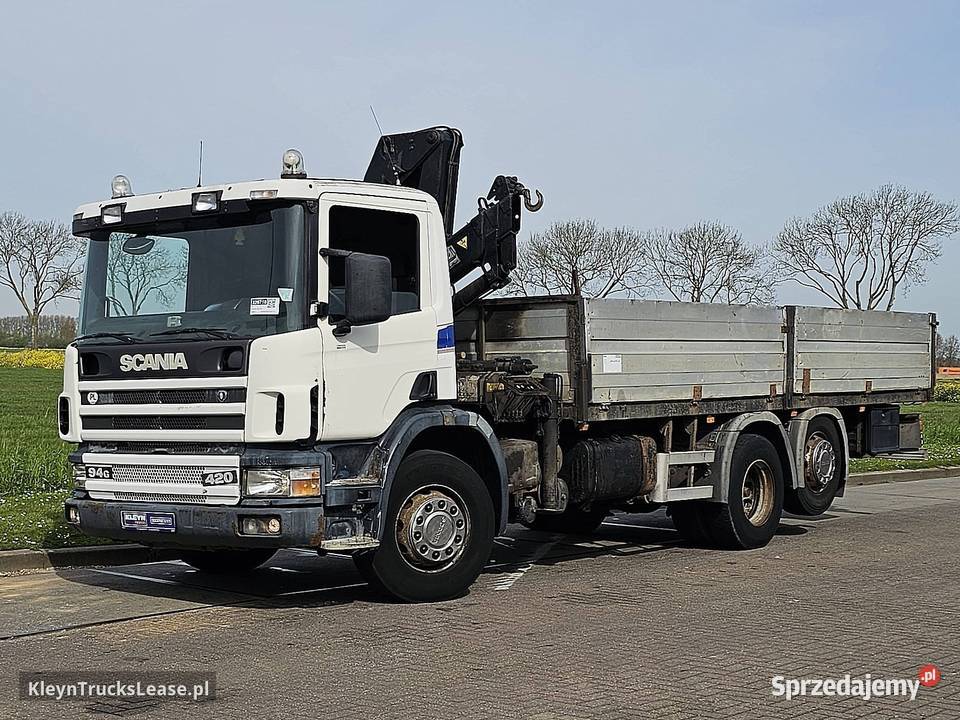 Scania P94260 6X2 HIAB CRANE skrzyniowy 1998 Rok produkcji 1998