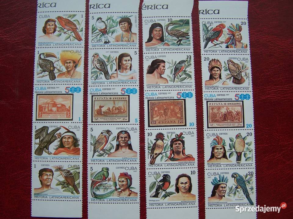 Kuba 1987 MNh Mi 312140 Fauna Ptaki Plemiona Tychy