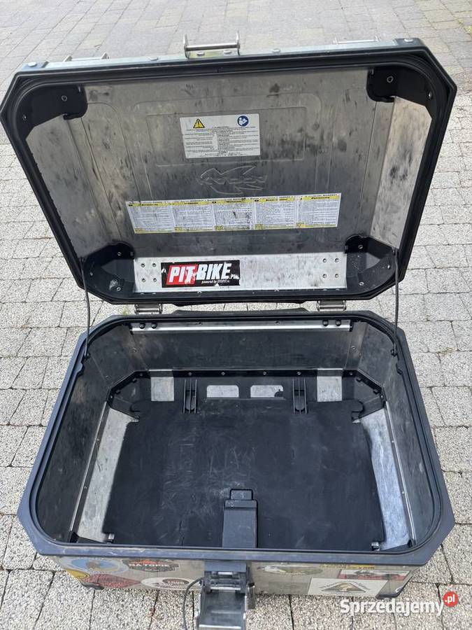 Kufer aluminiowy Kappa 58 l z oparciem Givi Kufry