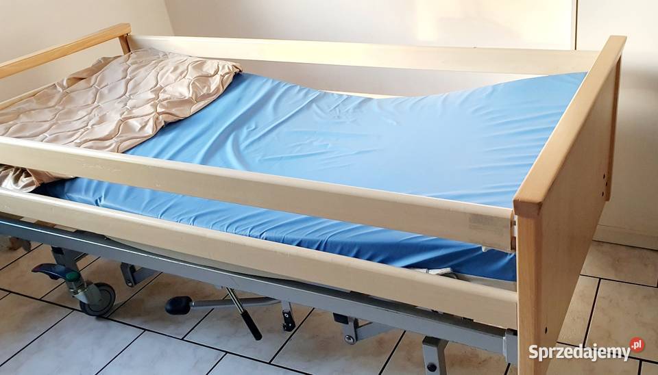 Łóżko rehabilitacyjne szpitalne z dwoma Margonin sprzedam
