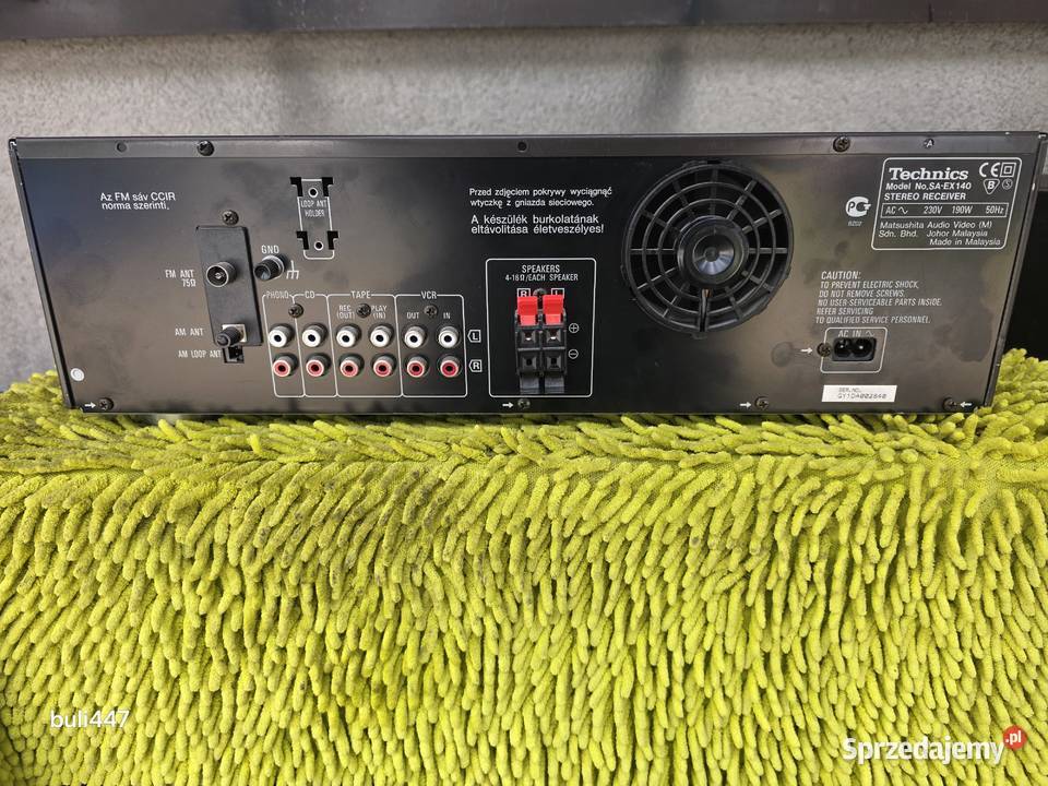 amplituner technics saex140 stereo