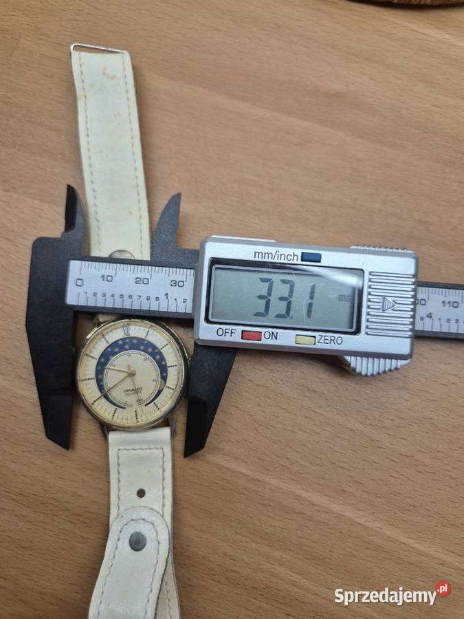 Rzadki unikat klasyczny zegarek Imado z fazą