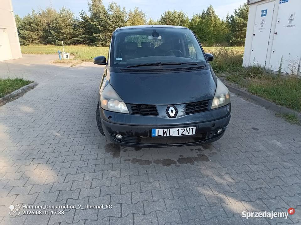 Renault Espace 42004r 22 diesel 150 7 os długie tempomat Espace Włodawa