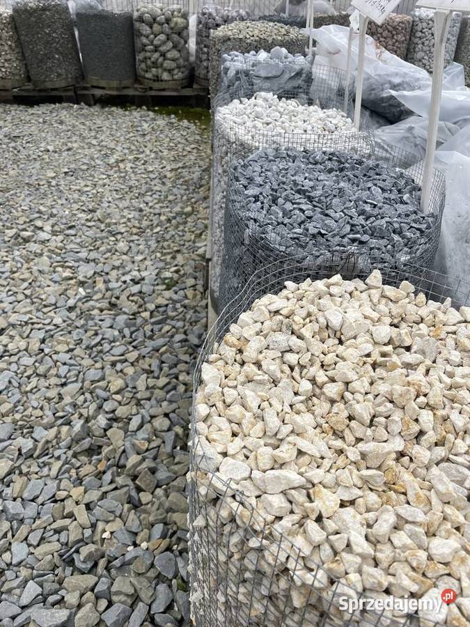 Kamień drogowy ozdobny grys Kliniec tłuczeń Żwir i kamienie podkarpackie Czarna