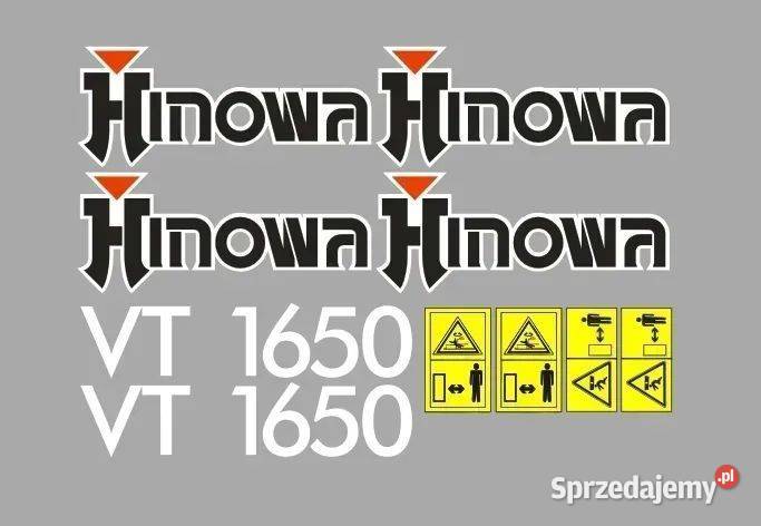 Naklejki oklejenie HINOWA VT 1650 Zamiennik Janików