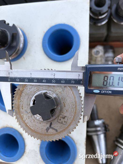 Frez tarczowy 80 mm 314 mm na oprawce SK40 DIN Kompresory Tuliszków