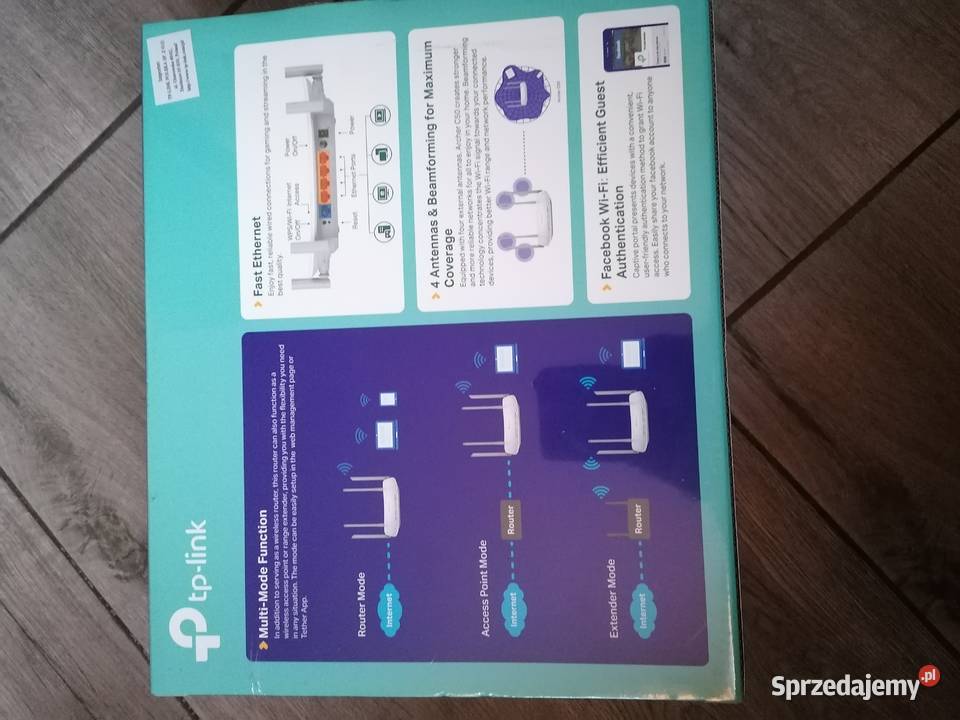 Router wi fi ac 1200 archer c50 Internet i komunikacja Deszczno