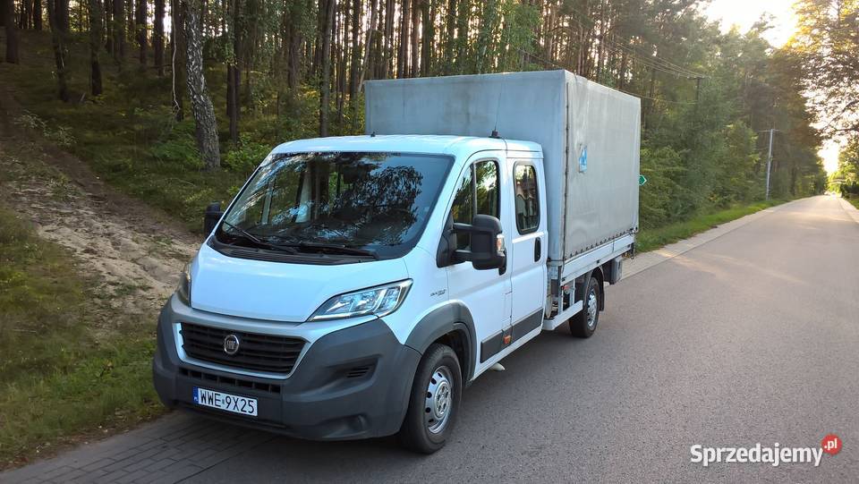 Fiat Ducato 23 Mjet Doka 2015r 7osobowy homologacja na ciężarowe Węgrów