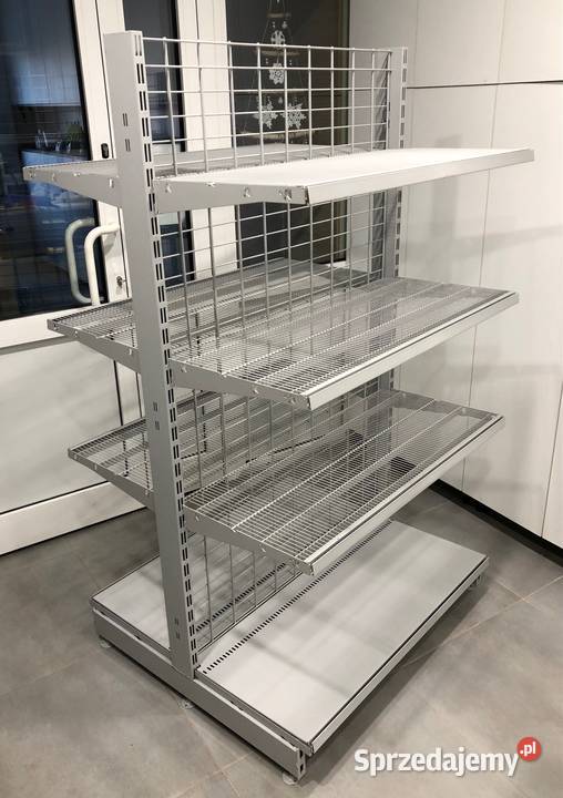 Regał sklepowy metalowy środkowy siatkowy Biznes i Przemysł Ostrołęka sprzedam