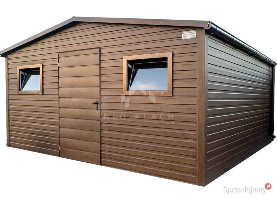 Schowek Domek Ogrodowy 5x4m Drzwi 2x okno Rynny Jelenia Góra