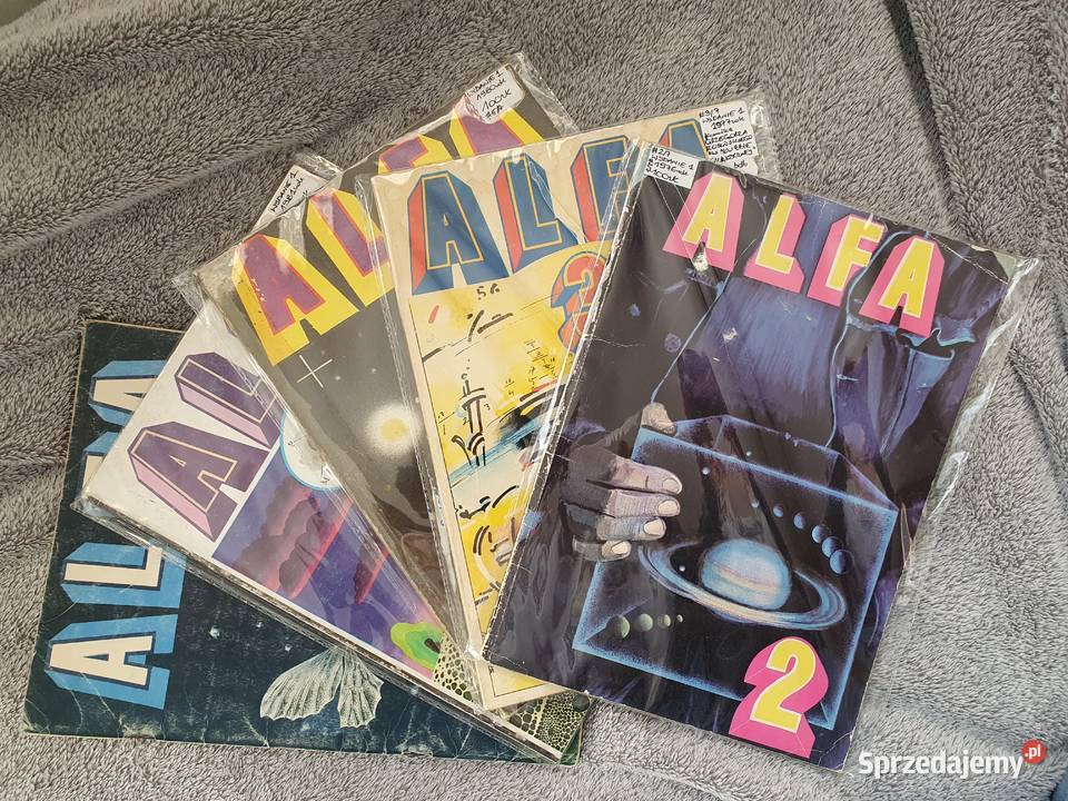 Alfa zestaw 5 magazynów z komiksami 19761981 Gdynia