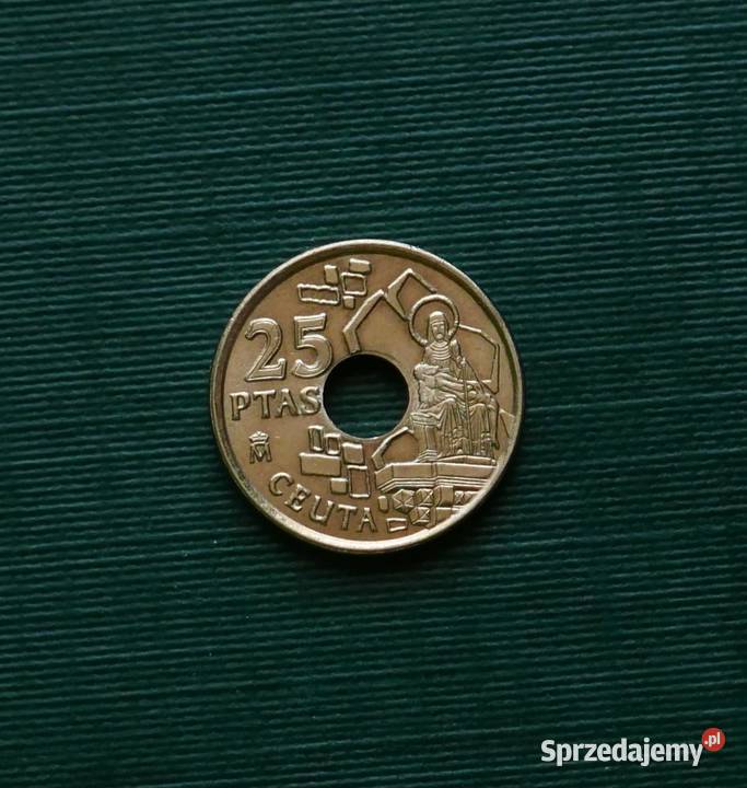 HISZPANIA 25 peset 1998r Ceuta śląskie Gliwice