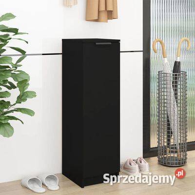 vidaXL Szafka na buty czarna 30x35x100 materiał Warszawa