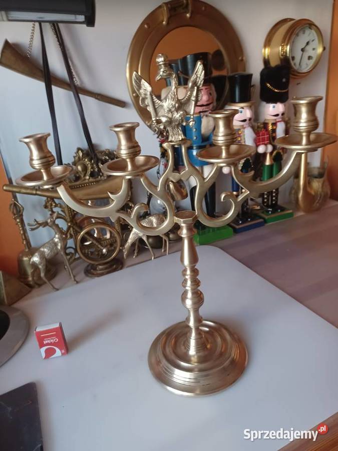 Piękny świecznik Księstwo Warszawskie Poznań