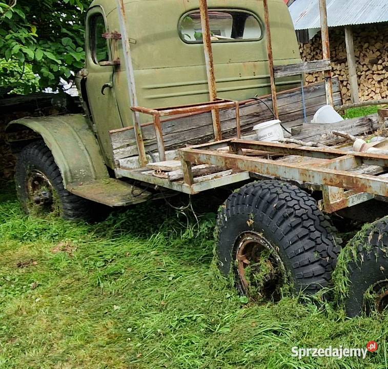 ZIŁ 157 wojskowa ciężarówka Rok produkcji 1959 podkarpackie Ustrzyki Dolne
