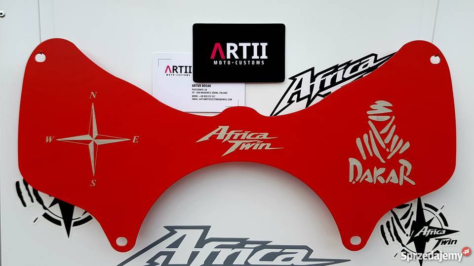 Forkshield METAL AfricaTwin ATS DGS KAD RED Piątkowiec