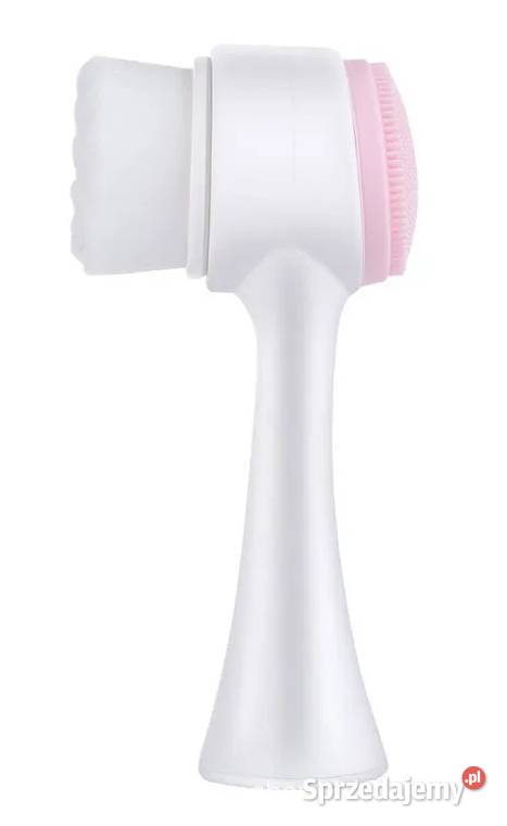 Szczoteczka do mycia twarzy silikonowa różowa AS