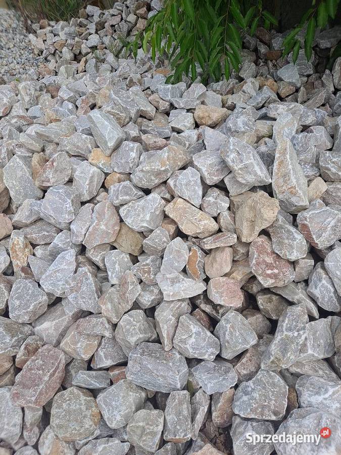 Kamień ozdobny różowy ogrodowy gabion 60120 mm