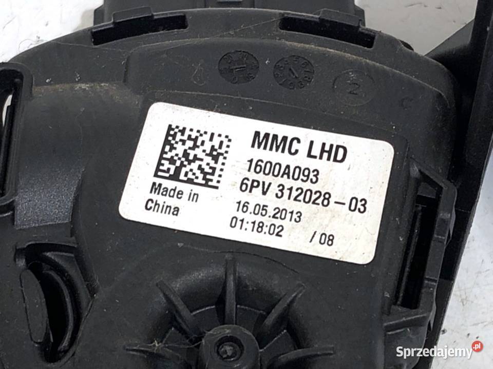 POTENCJOMETR GAZU MITSUBISHI MIRAGE SPACE STAR sprzedam