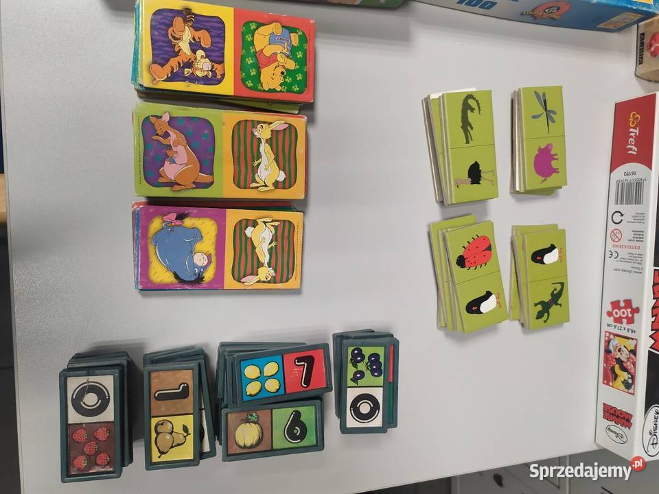 Duży zestaw puzzli i domino dzieci Dla Dziecka Wałbrzych
