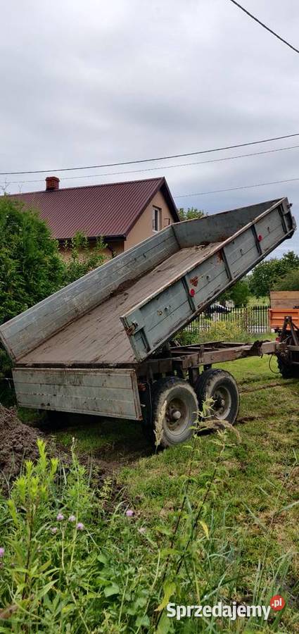 Przyczepa wywrotka 3 strony tandem Busko-Zdrój
