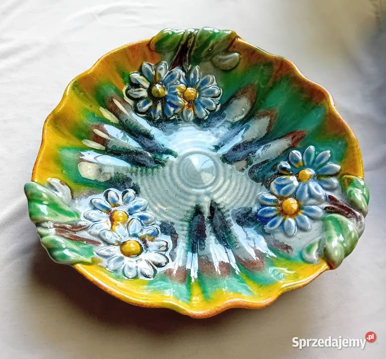 Ceramiczna misa owocarka majolika Niemcy około Koźminek sprzedam