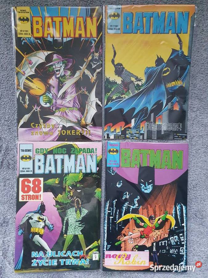 Batman zestaw 11 komiksów TM Semic rocznik 1991 Gdynia